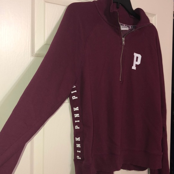 Cute comfy pink quarter zip! - Picture 2 of 4